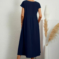 Ruby™ | Elegantes Grundlegendes Kleid aus Baumwolle