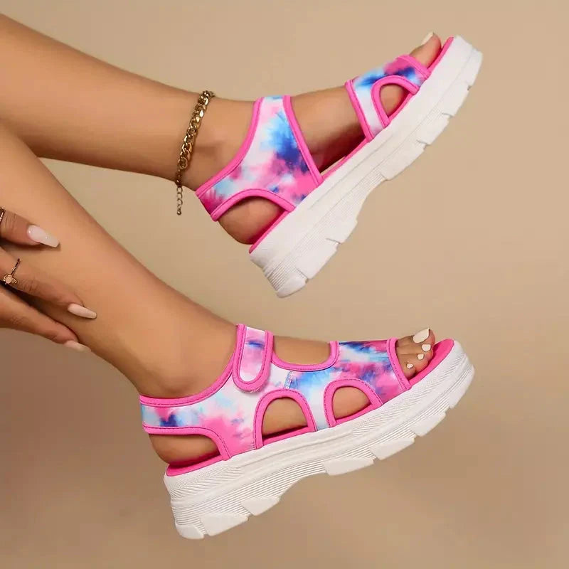 W&W Mode | Sandalen Fußgewölbestütze Massage Keilsandalen Schuhe für den Sommer