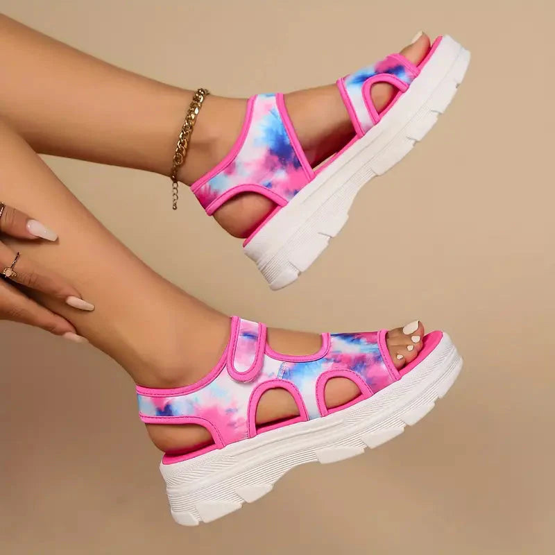 WW | Sandalen Fußgewölbestütze Massage Keilsandalen Schuhe für den Sommer