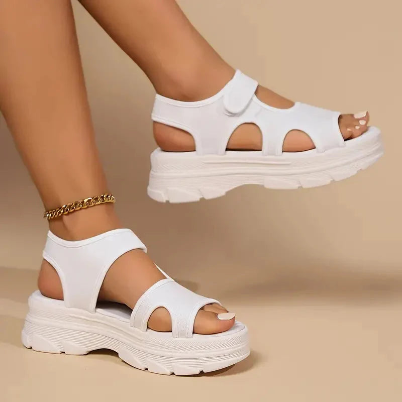 W&W Mode | Sandalen Fußgewölbestütze Massage Keilsandalen Schuhe für den Sommer