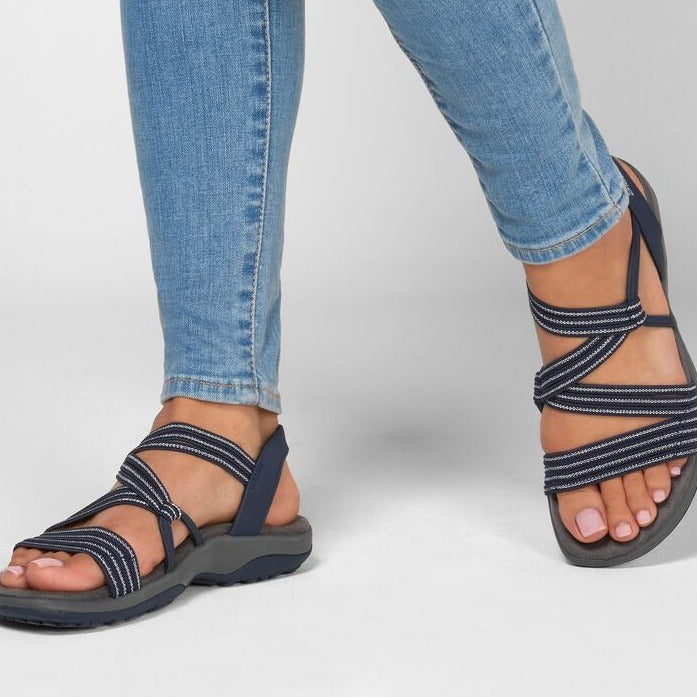 W&W Mode | Sandalen Slipper Fußgewölbeunterstützung Sportsandalen Damensandalen