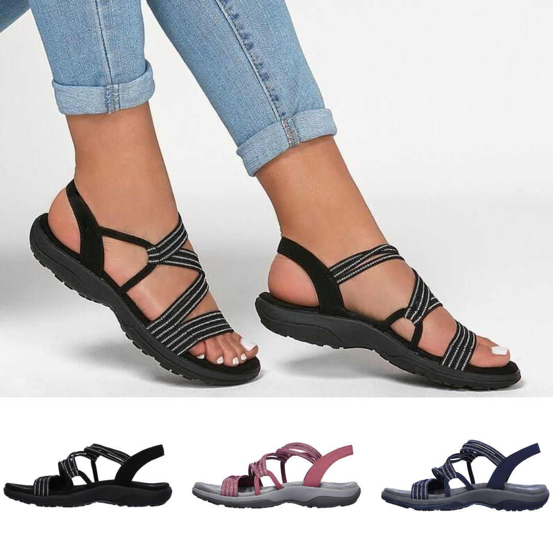 W&W Mode | Sandalen Slipper Fußgewölbeunterstützung Sportsandalen Damensandalen