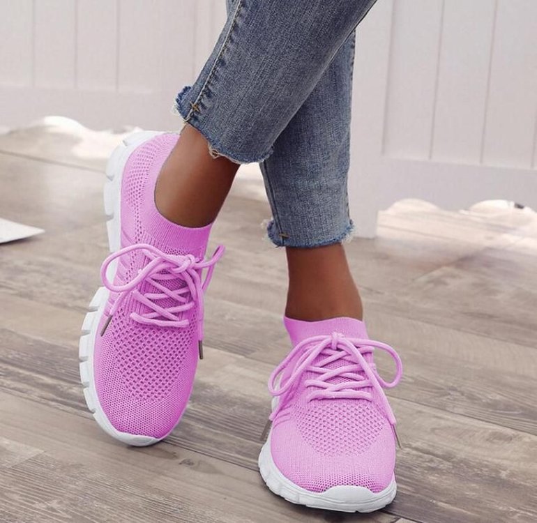 WW | Sneakers Mesh Ergonomic Slip On Sneakers Women's Shoes