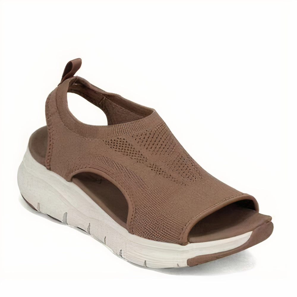 W&W Mode | Sandalen Mesh Slip on Sportsandalen Damenschuhe