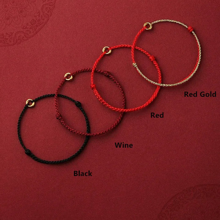 W&W Mode | Handgewebtes Goldenes Kreisarmband