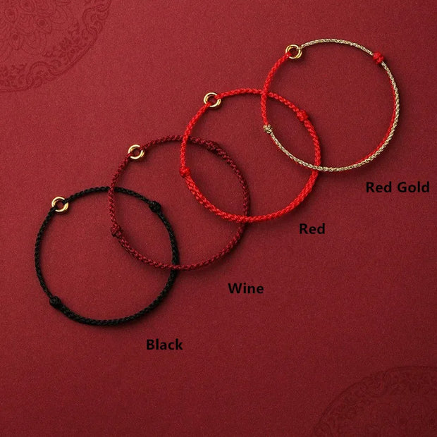 WW | Handgewebtes Goldenes Kreisarmband