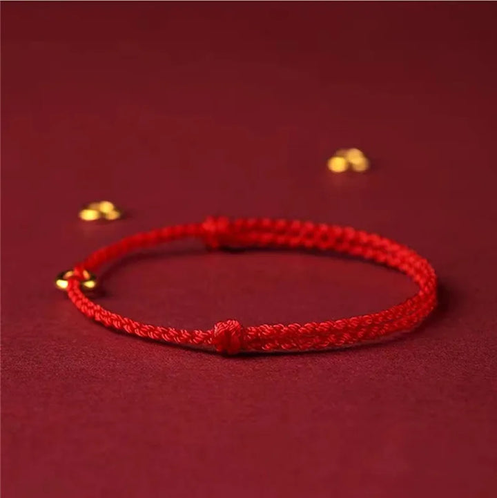 W&W Mode | Handgewebtes Goldenes Kreisarmband