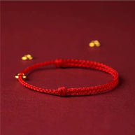 WW | Handgewebtes Goldenes Kreisarmband