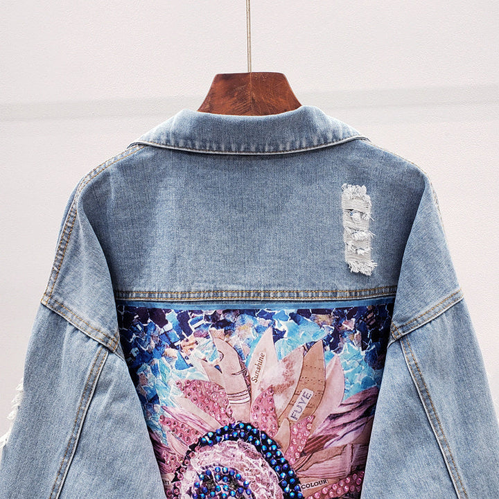 W&W Mode | Oversized Jeansjacke für Damen | Stilvoll und Bequem