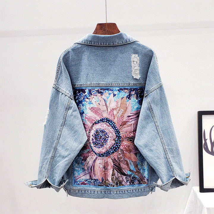 W&W Mode | Oversized Jeansjacke für Damen | Stilvoll und Bequem