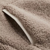 WW | Damen Teddy Jacke mit Reißverschluss und hohem Kragen