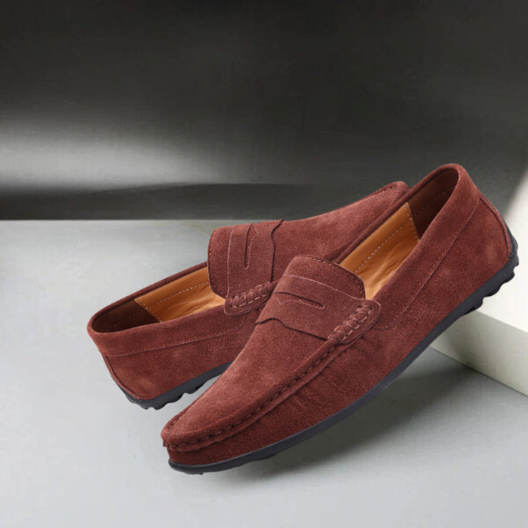 WW | Klassische Wildleder Loafer Für Herren