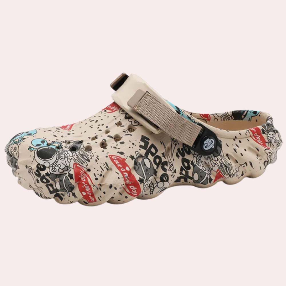 WW | Modische Graffiti Sandalen Für Herren