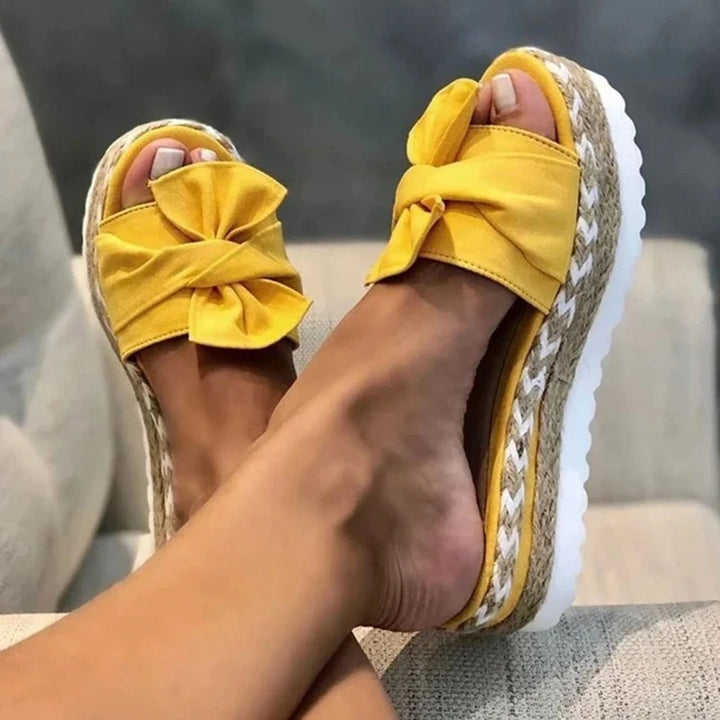 W&W Mode | Damensandalen Mit Lockenwicklern