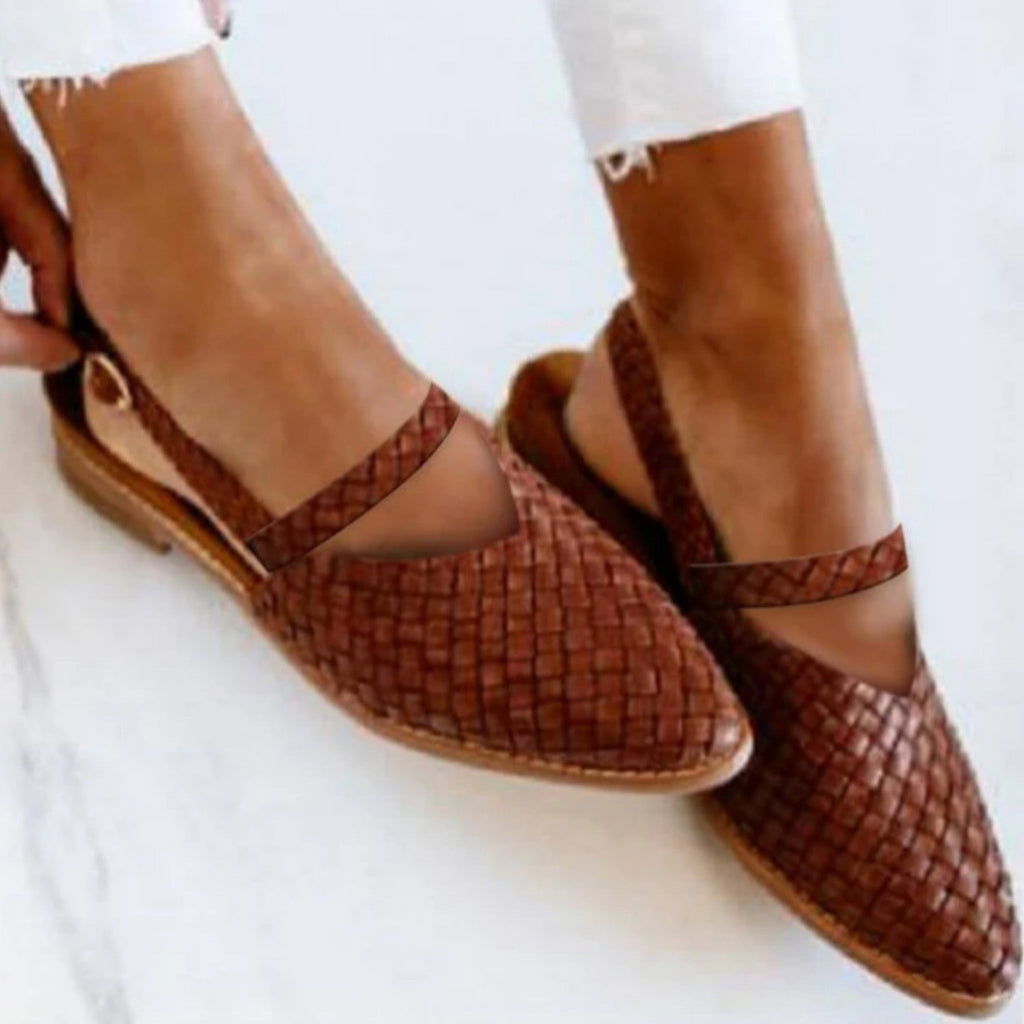 WW | Spitz Sandalen mit Niedrigem Absatz