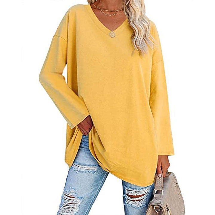 W&W Mode | V-Ausschnitt Gestrickter Top für Damen - Stilvoller und Bequemer Pullover