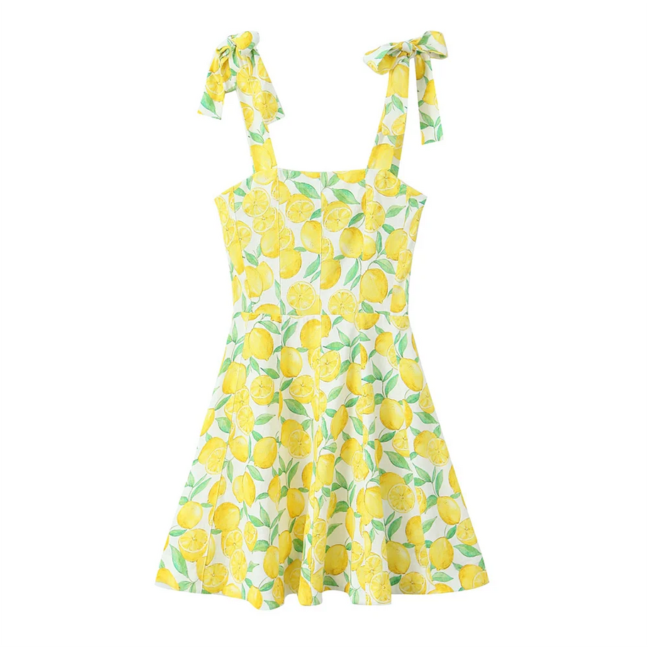 WW - Slim-Fit - Mit Zitronenprint - Sommer