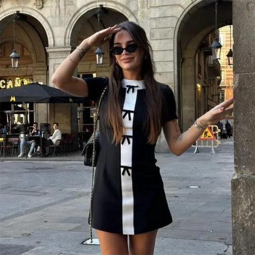 WW - mit Schleifendetail - Polyester - Sommer