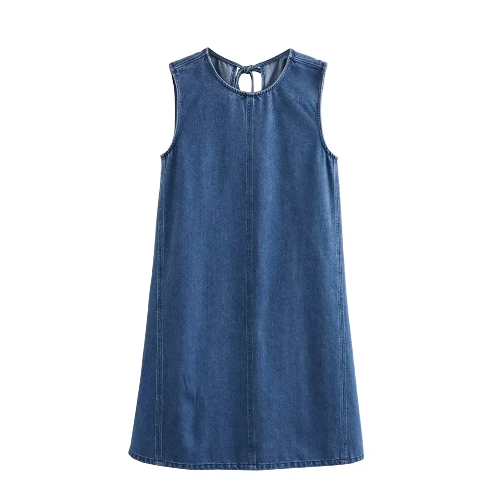 W&W Mode Kleid - Lockere Passform - Baumwolle - Sommer