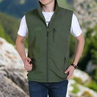 WW | Leichte Multifunktionsweste mit Taschen für Herren für den Outdoor-Einsatz