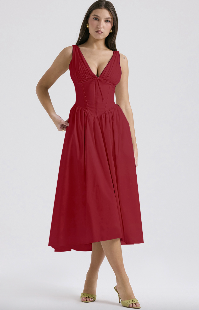 W&W Mode | Abendkleid mit klassischer Silhouette Für Frauen