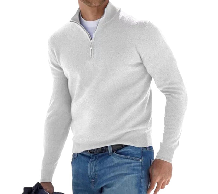 W&W Mode | Ordentlicher Half Zip Pullover für Herren