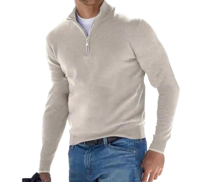 W&W Mode | Ordentlicher Half Zip Pullover für Herren