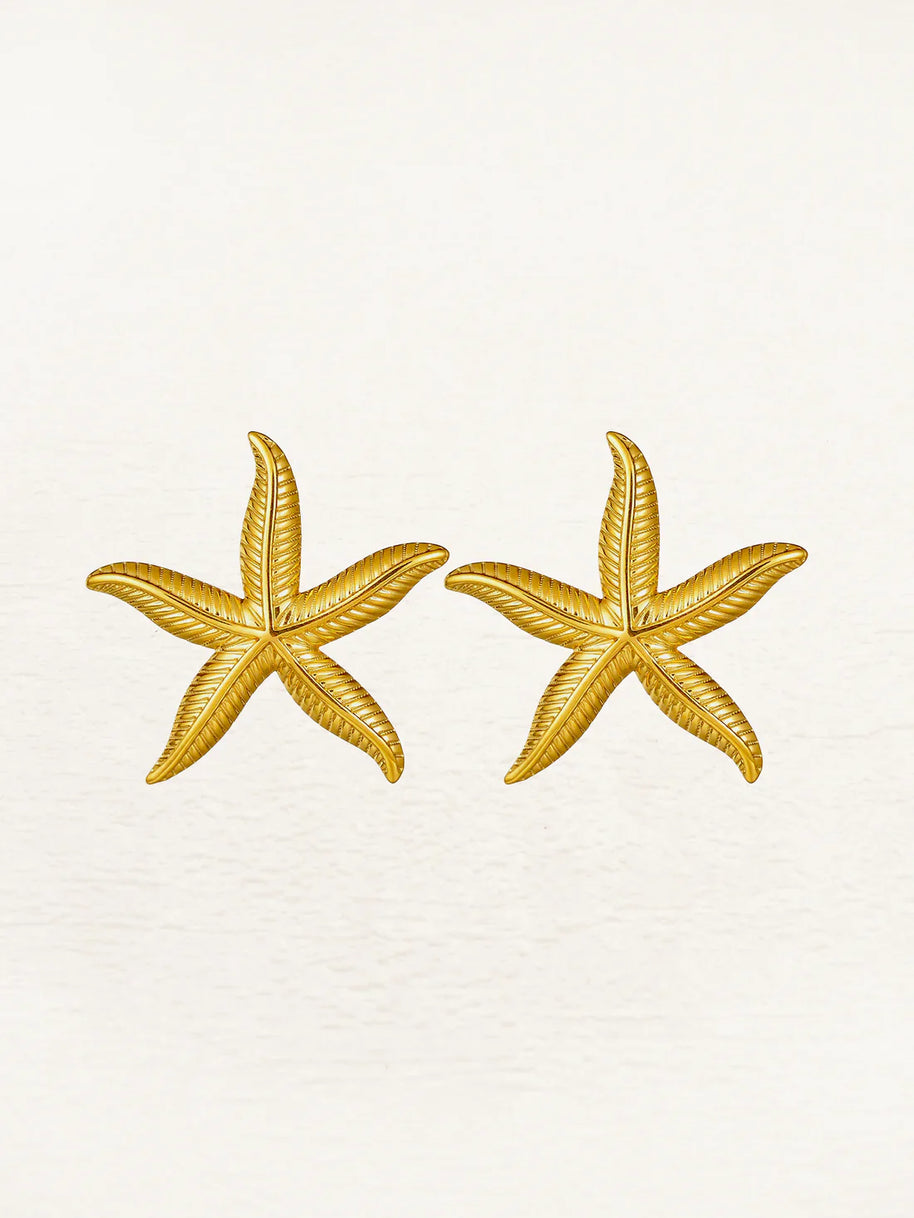 WW | Meerstern Ohrringe Gold