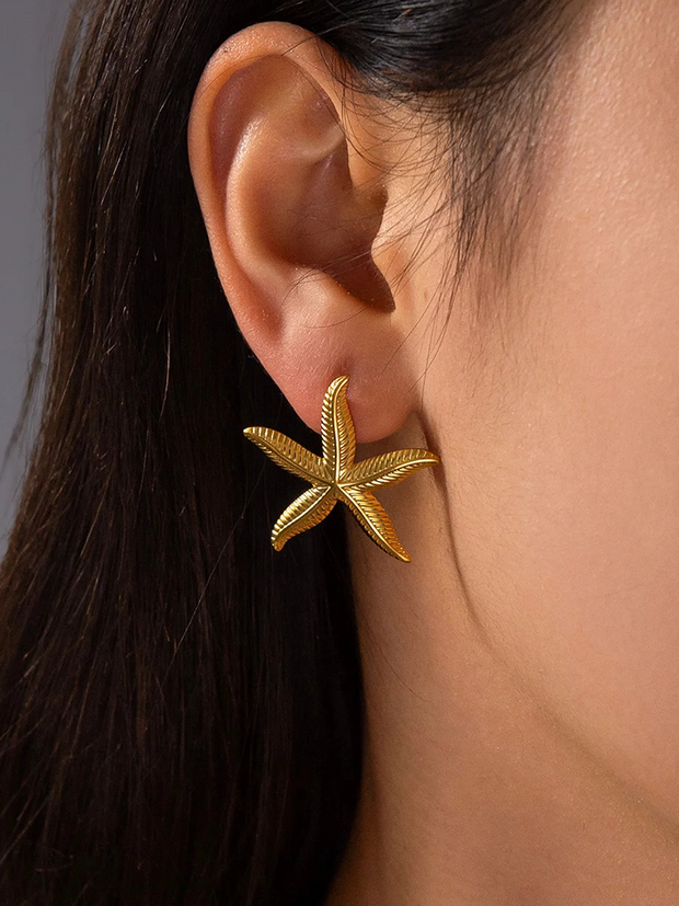 WW | Meerstern Ohrringe Gold