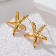 WW | Meerstern Ohrringe Gold