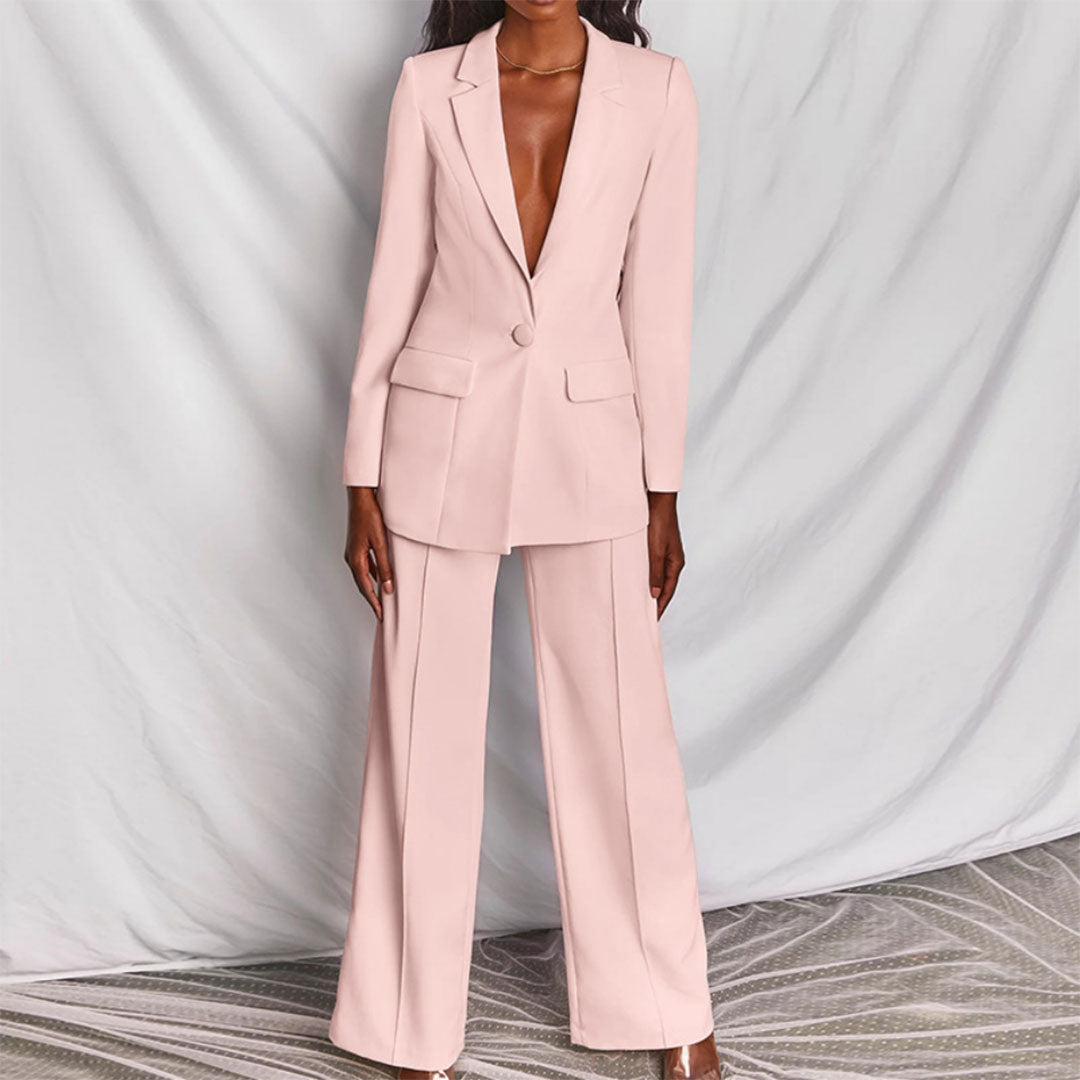 W&W Mode | Eleganter Blazer & Hosenanzug Für Damen