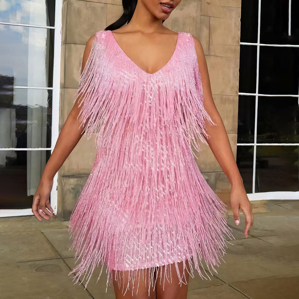 W&W Mode | Wickelkleid Für Damen Mit V-Ausschnitt