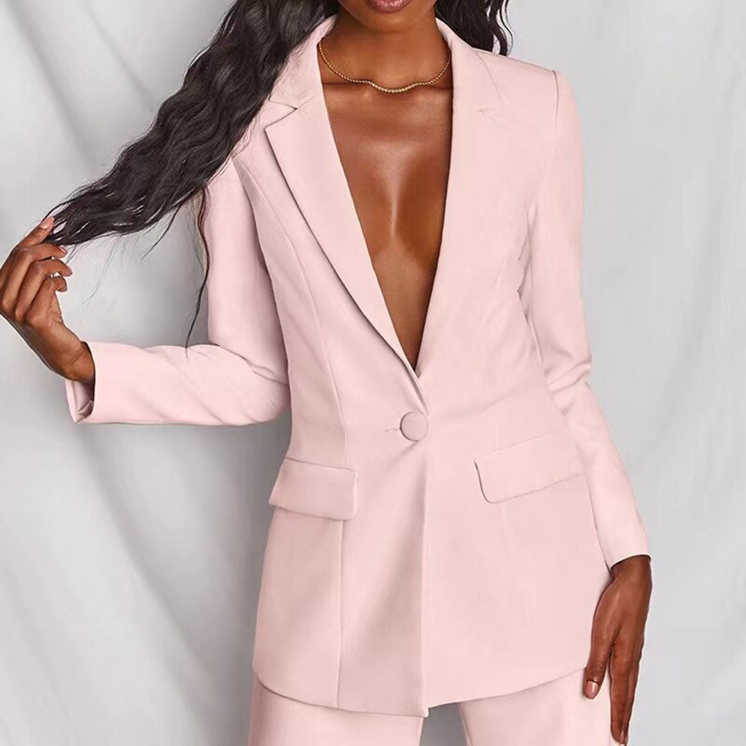 W&W Mode | Eleganter Blazer & Hosenanzug Für Damen