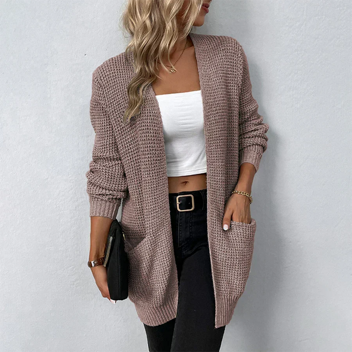 W&W Mode Lässiger Und Zeitloser Overall-Cardigan