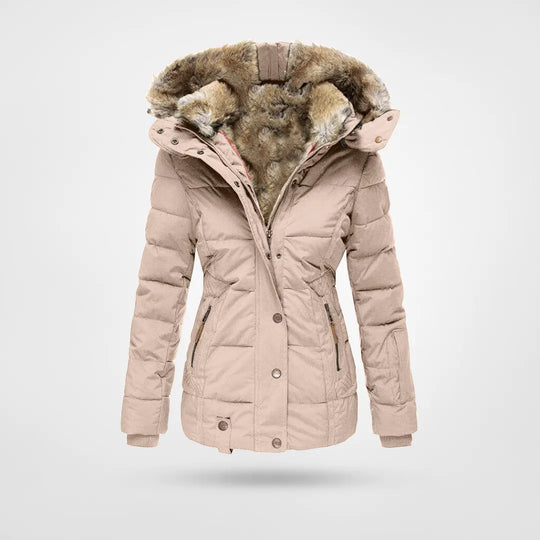 W&W Mode - Isolierte Stepp Winterjacke Mit Gefüttertem Innenfutter und Kapuze