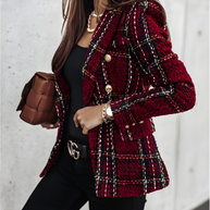 WW | Button Front Mantel Klassischer Longline