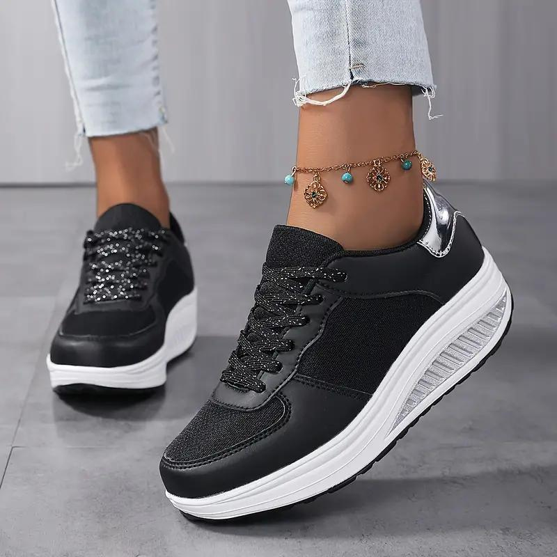WW | Sneakers, Bequem, Schnürsenkel, Frauenschuhe, Mesh-Sneakers