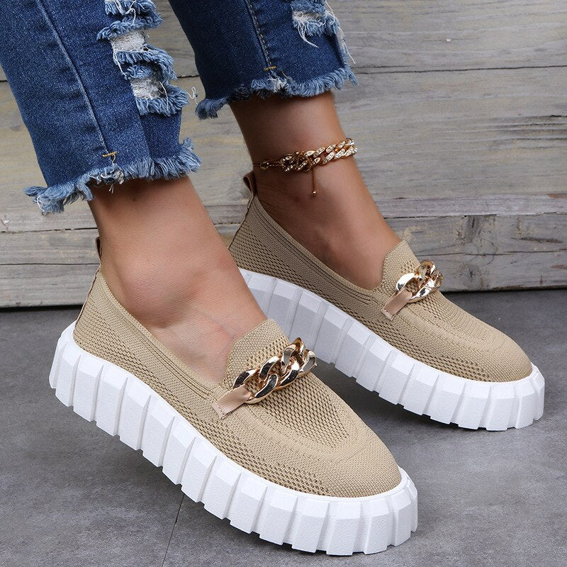 WW | Schnürschuhe Dicke Sohle Orthopädische Schuhe Damenschuhe