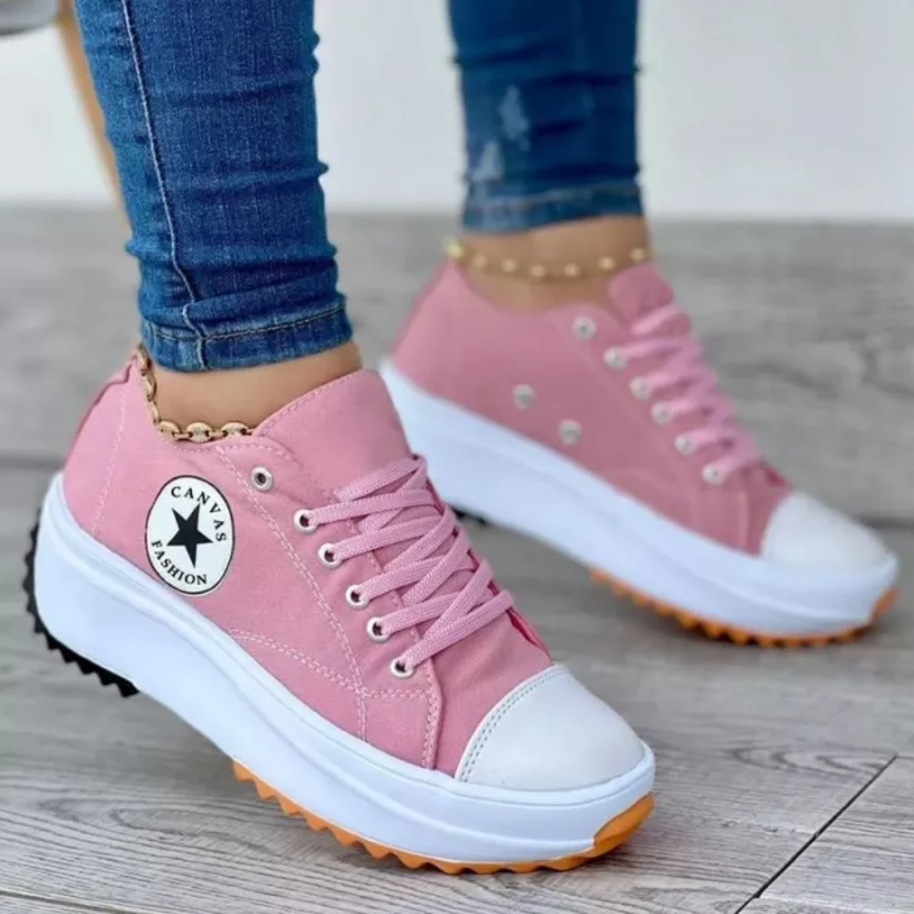 WW | Turnschuhe Schnürer Orthopädisch Walking-Schuhe Frauenschuhe