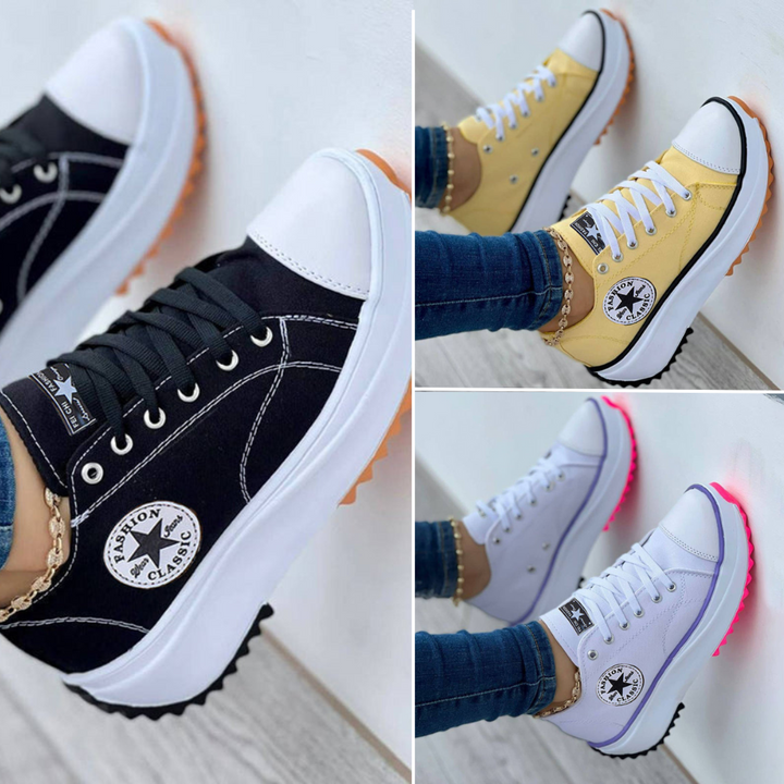 W&W Mode | Turnschuhe Schnürer Orthopädisch Walking-Schuhe Frauenschuhe