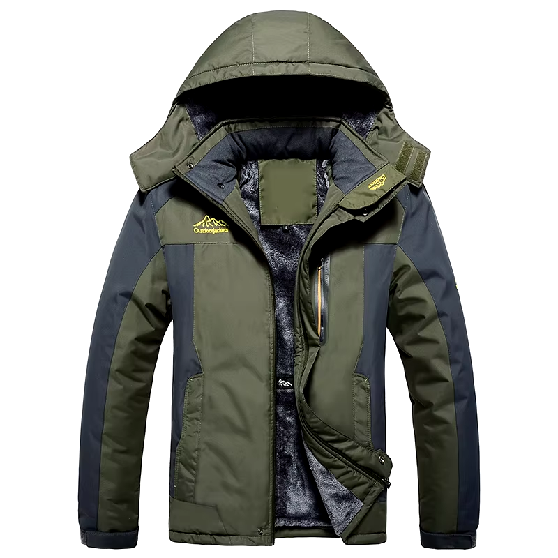 W&W Mode | Wärmh, Wasserdichte Winterjacke Für Männer - Frederik