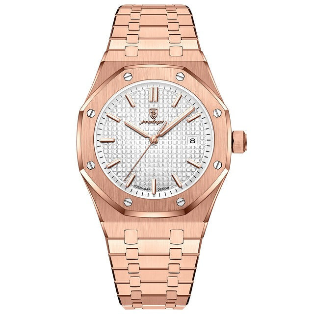 WW | Deluxe Herrenarmbanduhr Modern, Elegant Und Komfortabel