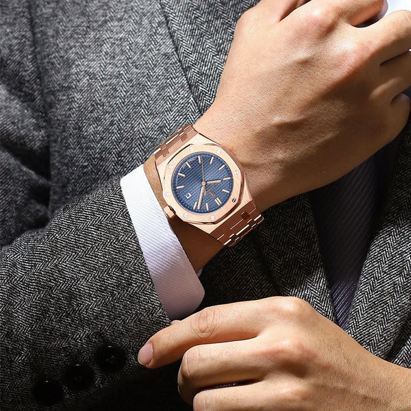 WW | Deluxe Herrenarmbanduhr Modern, Elegant Und Komfortabel