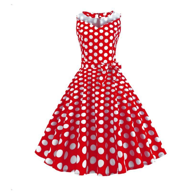 WW | Pop Trends Punkt Druck Kleid