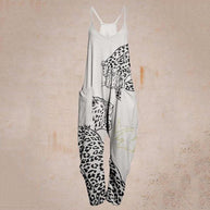 WW - Geometrischer Träger Jumpsuit