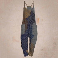 WW - Geometrischer Träger Jumpsuit