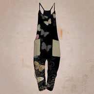 WW - Geometrischer Träger Jumpsuit