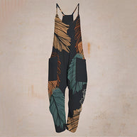 WW - Geometrischer Träger Jumpsuit