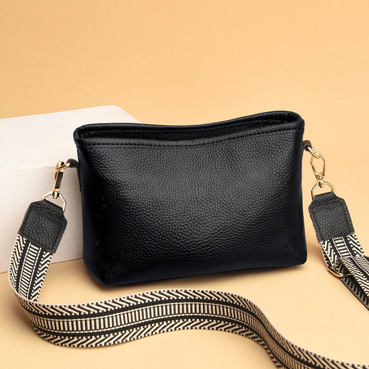 W&W Mode | Minimalistische Leder Umhängetasche für Frauen