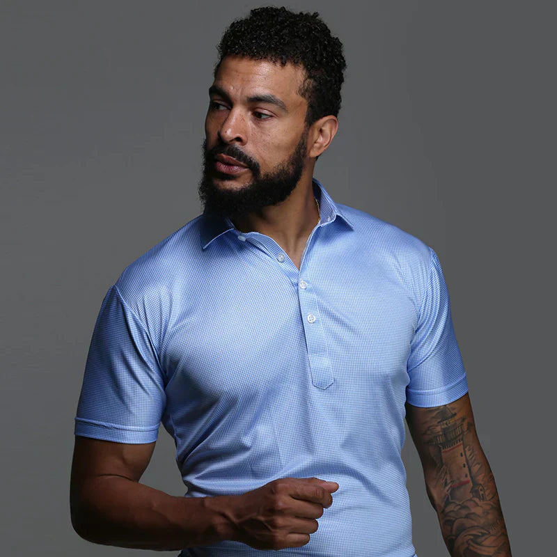 WW | Kleid-Polo mit Steifem Kragen